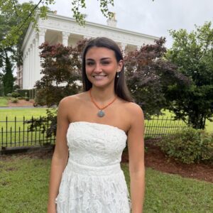 Calico Scallop and Orange Jade Bead Statement Necklace