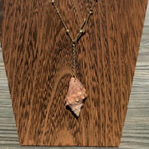 Sunset Whelk Lariat Necklace